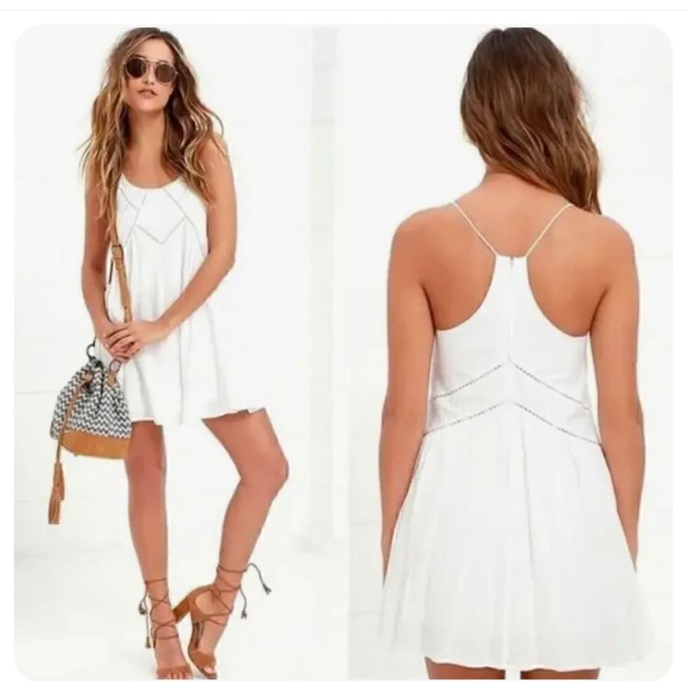 Lulu’s White Dress Size XS - Picture 6 of 6